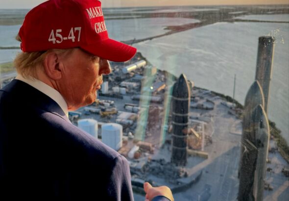 Le président Donal Trump