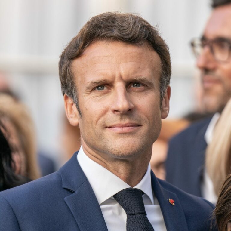 Le Président Emmanuel Macron